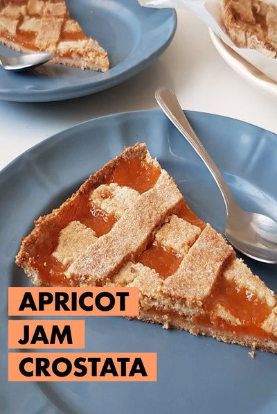 Apricot Jam Crostata Tart | Summer Dessert