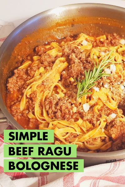 Simple Beef Ragu Bolognese | Cooks in under an hour