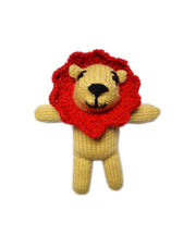 Italian Hand Knit Baby Lion Toy