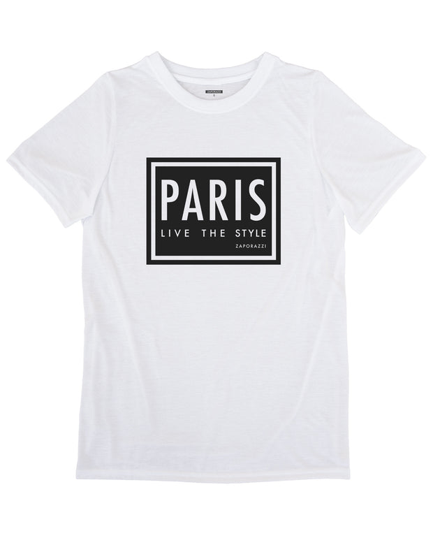 Paris: Live The Style T-shirt