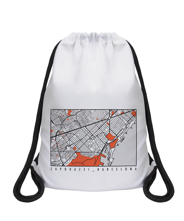 Map Drawstring  | Barcelona